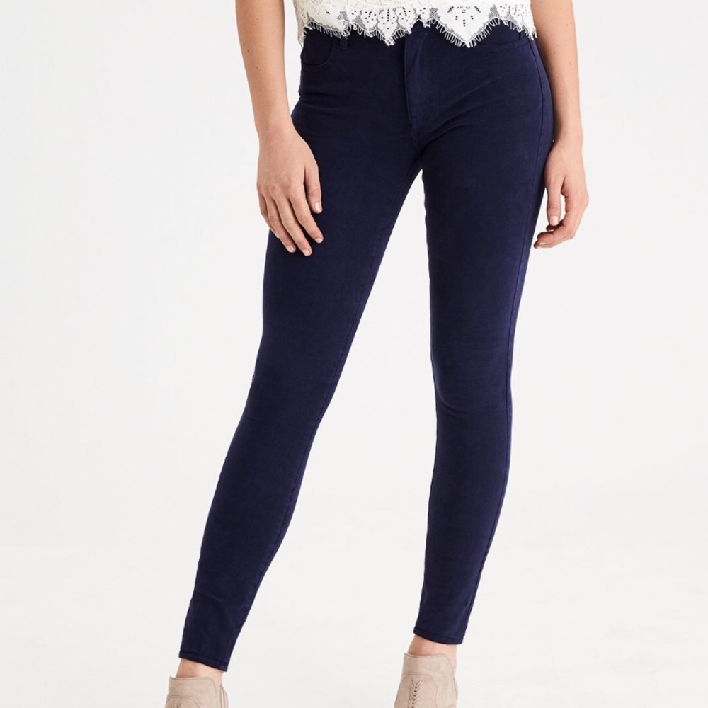 American Eagle Indigo Hi-Rise Jegging